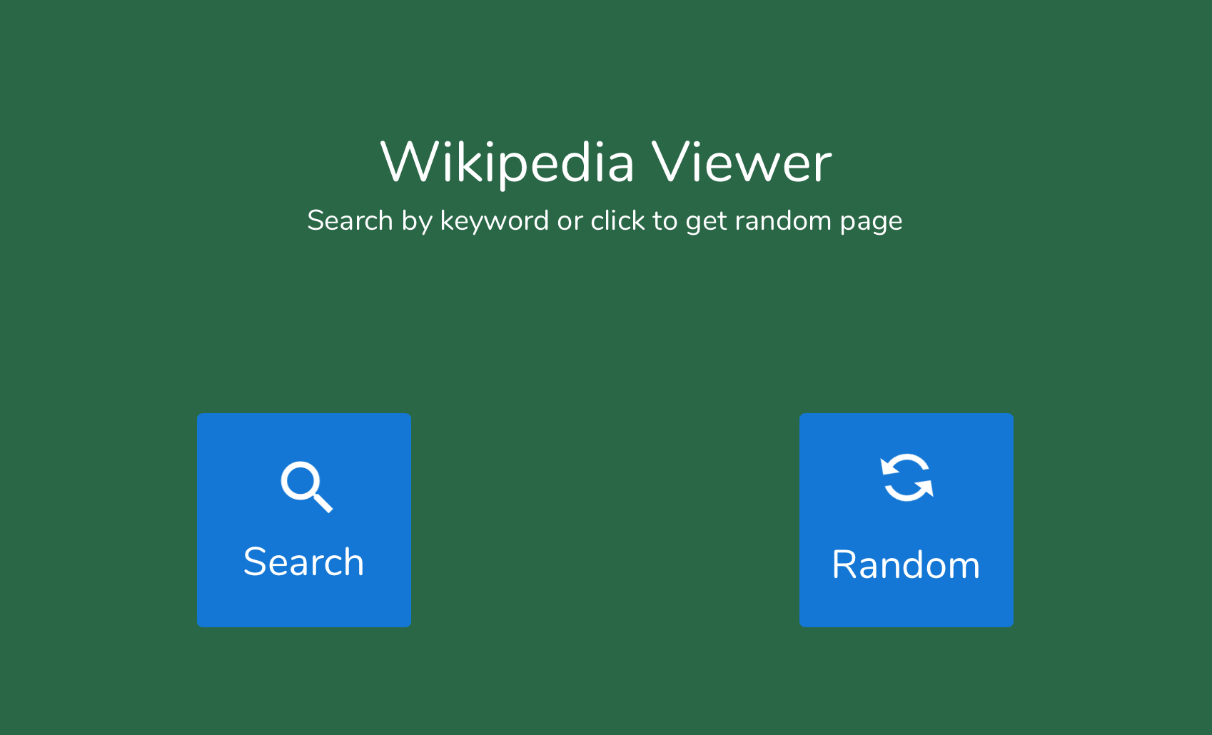 Wikipedia Viewer